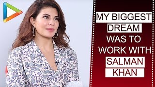 Jacqueline Fernandez quotMy biggest DREAM was to work with Salman Khanquot  Race 3 [upl. by Redvers]