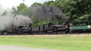 Cass Scenic Railroad Whistles in the Woods [upl. by Ahsiled]