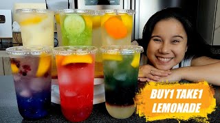 Buy 1 Take 1 Lemonade for ₱100 Tag init Negosyo Drink [upl. by Taggart]