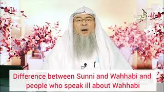 Difference between Sunni amp Wahabi and people who speak ill about Wahabis  Assim al hakeem [upl. by Nytnerb945]