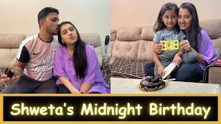 Shwetas Midnight Birthday  Part 1  Marathi Vlog 474 [upl. by Sorips]