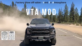 Gen 2 Ford Raptor Electronic Blow Off Valve  VTA Mod Install Result [upl. by Dallis]