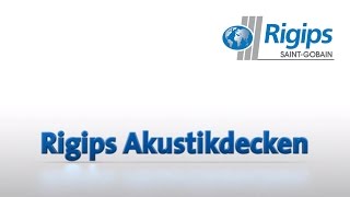 RIGIPS Akustikdecken [upl. by Harle]