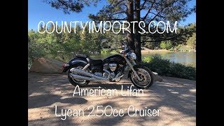 American Lifan Lycan 250cc Cruiser Review [upl. by Bank577]