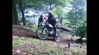 Classic motorcycle trials riding Pre 65 demo [upl. by Nywles]