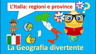 GEOGRAFIA  Alla Scoperta dellItalia Un divertente viaggio tra regioni e province [upl. by Yardna]