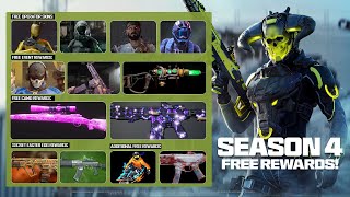 ALL 150 FREE MW3 SEASON 4 REWARDS FREE Operators Bundles Camos amp MORE  Modern Warfare 3 [upl. by Jacinthe974]