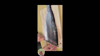 Cutting Salmon Fish [upl. by Yrollam]