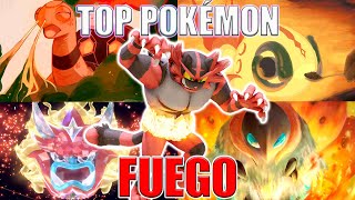 ✨ TOP DEFINITIVO MEJORES POKÉMON TIPO FUEGO🔥 EN COMPETITIVO single vgc top cicamon pokemon [upl. by Lymn]