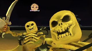 Skeleton Pirates  Lets Play Roblox Games with Cookie Swirl C [upl. by Jami]