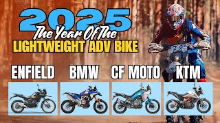 The 2025 Lightweight Adventure Motorcycle Class The New Wave of OffRoad Exploration [upl. by Ecirtel]