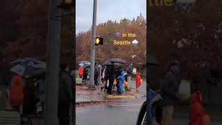 Trick or treat in the Seattle rain [upl. by Liam]