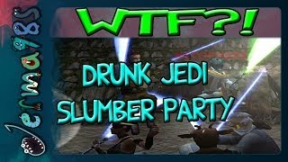 Drunk Jedi Slumber Party Jedi Knight II [upl. by Llertram]