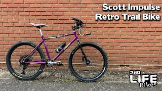 Scott Impulse Retro Trail Bike  Restoration MTB Build [upl. by Lanna]