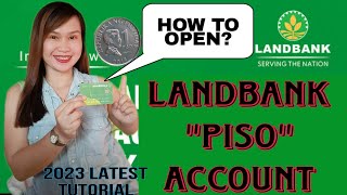 Best for STUDENTS How to Open PISO LANDBANK ACCOUNT  3 easy steps [upl. by Arehahs]