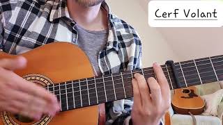 Les Choristes  Cerf Volant  Guitar Lesson frenchsong guitarlesson [upl. by Eiraminot]