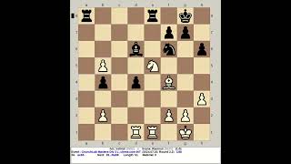 Ivic Velimir vs Svane Rasmus  CrunchLab Masters Chess Div 3 L 2024 chess com INT R2 2 [upl. by Nosrej]