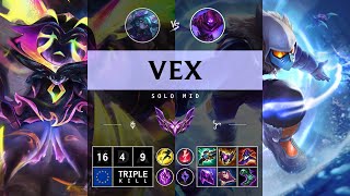 Vex Mid vs Malzahar  EUW Master Patch 1413 [upl. by Nyliram]