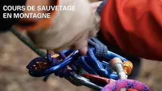 Cours de sécurité et de sauvetage en Montagne  Moutier [upl. by Therron]