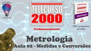 Telecurso 2000  Metrologia  02 Medidas e Conversões [upl. by Michal48]