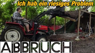 Hilfe  Großes Problem  Carport Abbruch aber der Grund ist überraschend 😩 Zugmaul Teil verloren [upl. by Shiau]