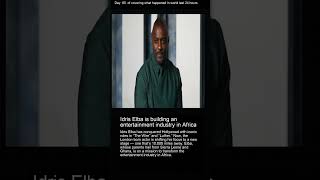 Idris Elba is building an entertainment industry in Africa [upl. by Ollehcram]