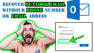 How to Recover Outlook Password without Phone Number and email 2020 Outlook Forget Password [upl. by Hewet]