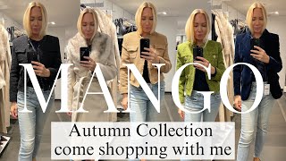 MANGO SHOPPING HAUL TRY ON AUTUMN COLLECTION  COME SHOPPING WITH ME TO MANGO [upl. by Akcimat]