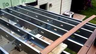 Steel Frame Deck in Wayne New Jersey by BERGEN DECKS [upl. by Gilder]