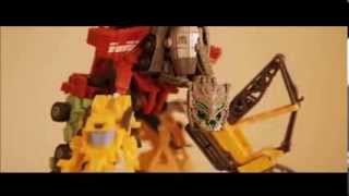 Transformers Stop motion Prime vs Bone Crusher v20 Preview [upl. by Erund819]