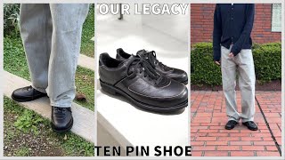 【購入品紹介】謎のボウリングシューズ quotTEN PIN SHOEquot とは？【OUR LEGACY】 [upl. by Onilatac]