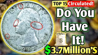 DO YOU HAVE THESE TOP 15 ULTRA RAREST amp MOST VALUABLE WASHINGTON QUARTER DOLLARS WORTH MONEY [upl. by Manson480]