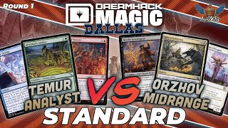 Temur Analyst vs Orzhov Midrange  MTG Standard  Dreamhack Dallas Regional Championship  Round 1 [upl. by Analram]