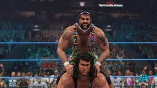 Headshrinkers Vs Steiner Brothers Wcw 2k23 [upl. by Elokkin]