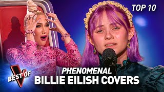 Incredible BILLIE EILISH Covers in the Blind Auditions of The Voice  TOP 10 [upl. by Carlin756]