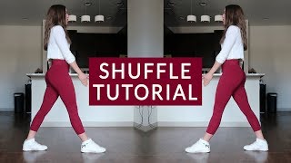 Shuffle Tutorial Basics Running Man T Step and Variations [upl. by Zakaria962]