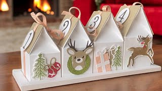 4 Adventsonntage Adventskalender fröhliche Rentiere StampinUp [upl. by Suivatra]