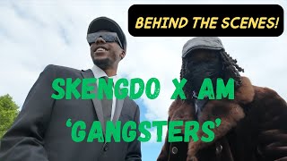 Skengdo x AM  GANGSTERS video shoot Behind The Scenes [upl. by Pavia]