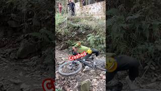 Bicycle crashed 💥 goviral mtb youtube youtubeshorts ridernarayan [upl. by Gaultiero305]