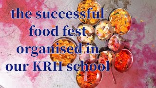 The successful food fest organised in our schoolfoodfestivalvairalvideo [upl. by Burner]