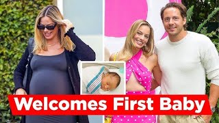 Margot Robbie and Tom Ackerley are now parents to a baby boy [upl. by Bowers324]