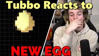 Tubbo Reacts to NEW MYSTERY EGG ADDED on QSMP Minecraft [upl. by Arotahs]