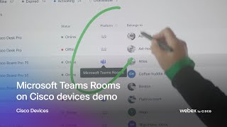 Cisco Devices for Microsoft Teams Rooms Demo [upl. by Eedak]