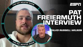 Pat Freiermuth says Russell Wilson has been a hell of a leader 🙌  The Pat McAfee Show [upl. by Esyle]