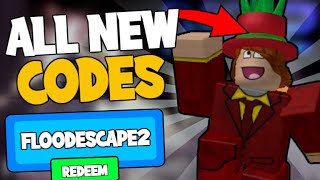 ALL FLOOD ESCAPE 2 CODES August 2022  ROBLOX Codes SECRETWORKING [upl. by Meekahs968]