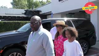 Bobby Brown his wife Alicia Etheredge and their kids were seen shopping in Malibu CA [upl. by Halullat909]