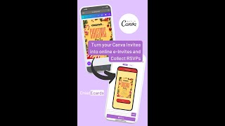 Finally Canva Invitations with RSVP Tracking send via WhatsApp Email iMessage etc [upl. by Alle]