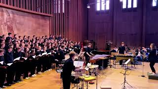 Gene Koshinski  Concerto for Marimba and Choir with Percussion [upl. by Drucilla523]