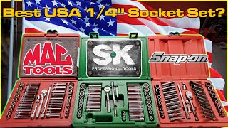 Which USA Made 14quot Drive Socket Set Is The Best MAC S•K Snapon [upl. by Urata467]