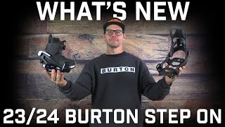 Whats New Burton Step On For The 2324 Season [upl. by Elleb]